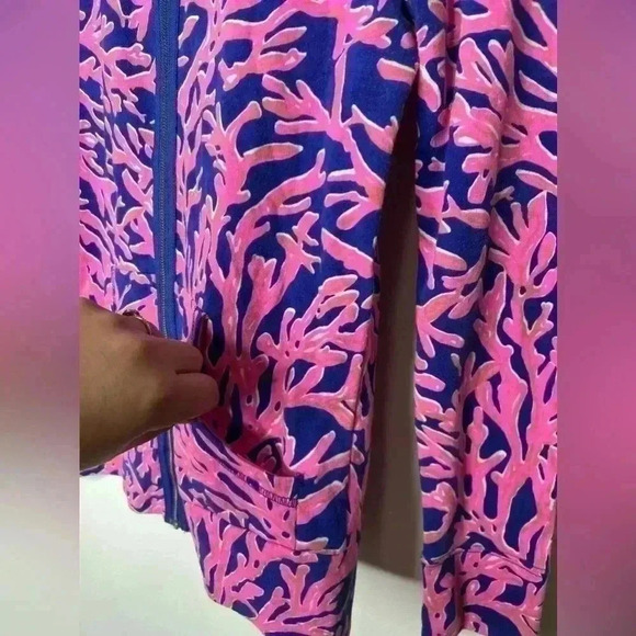 Lily Pulitzer 1/2 Zip Athletic Jacket Size XXS - Picture 4 of 7